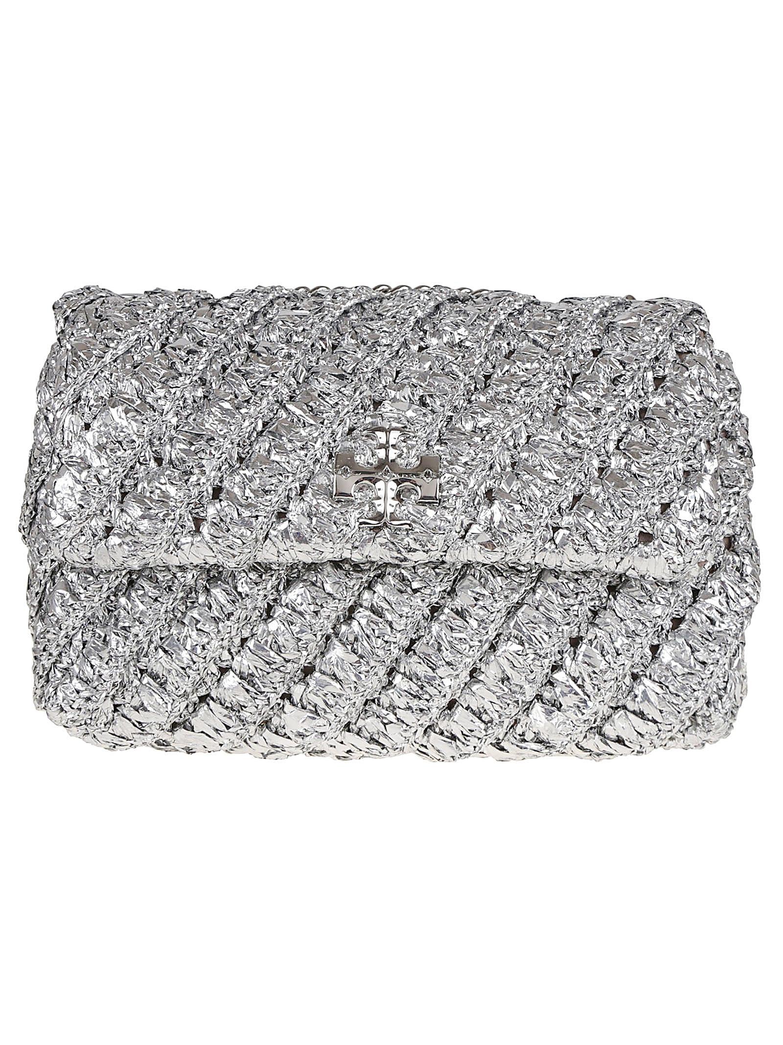 tory burch kira woven small convertible shoulder bag