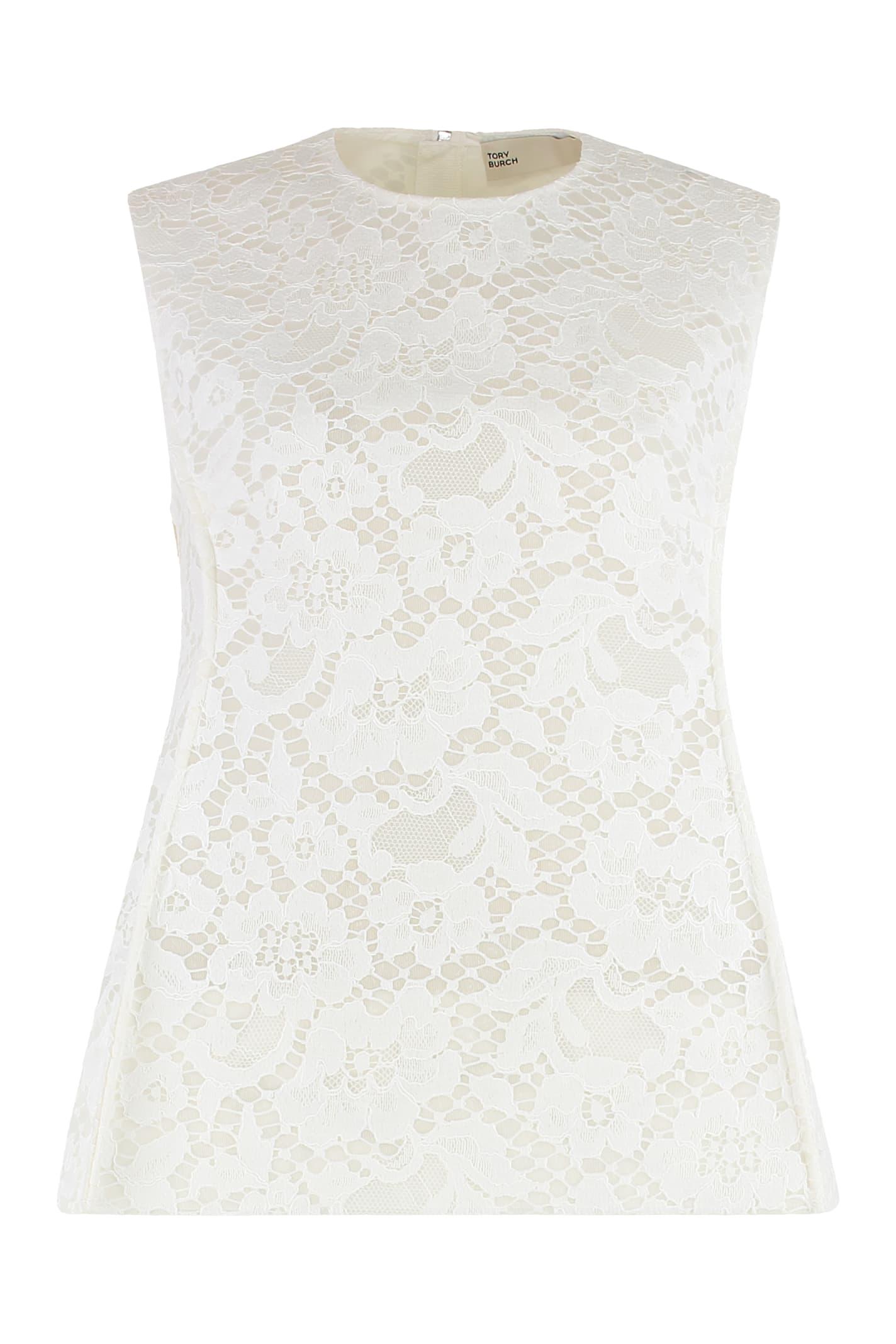 tory burch lace blouse