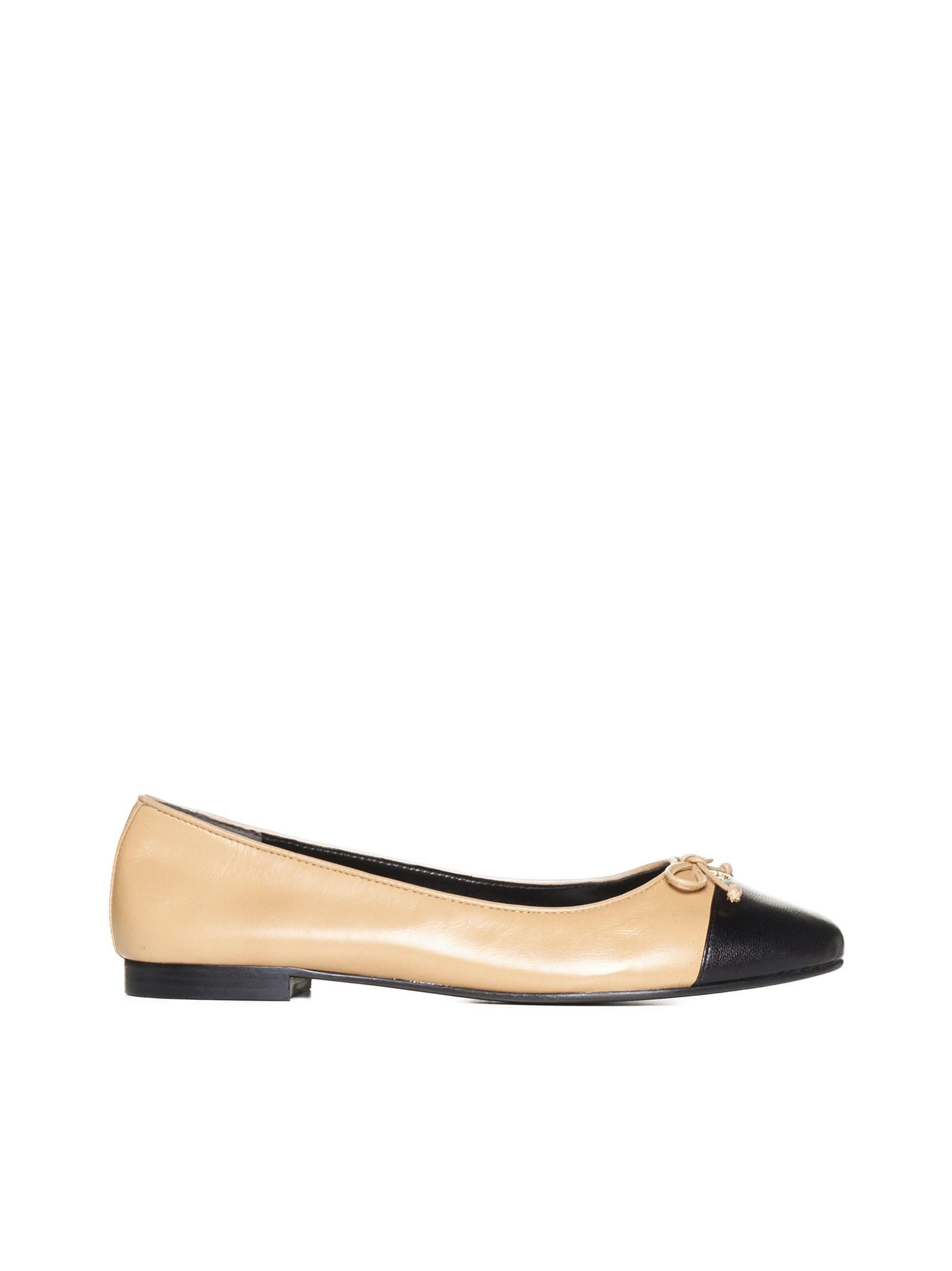 tory burch leather ballet flats