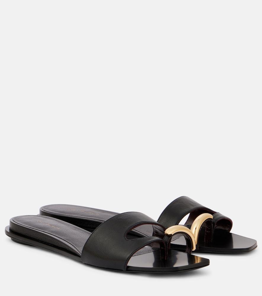 tory burch leather sandals