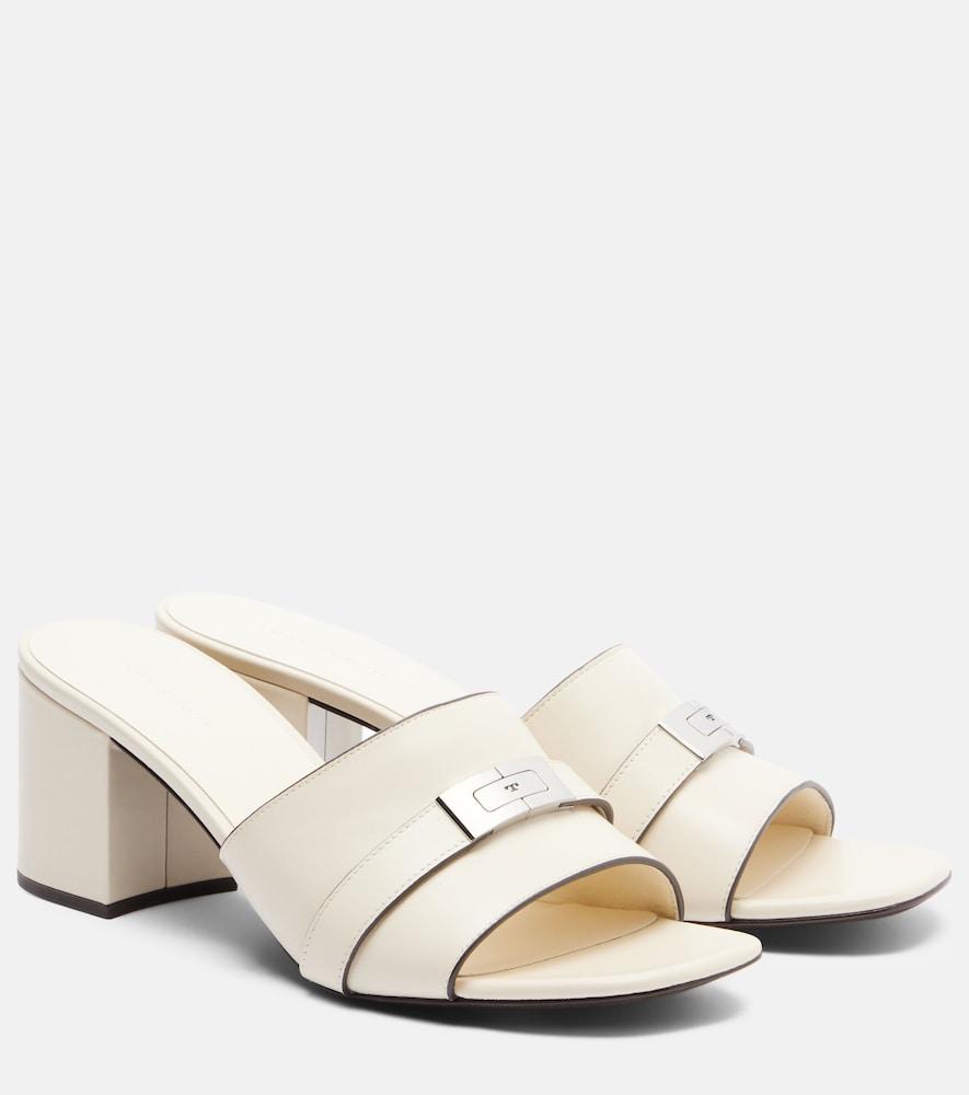 tory burch leelee leather mules