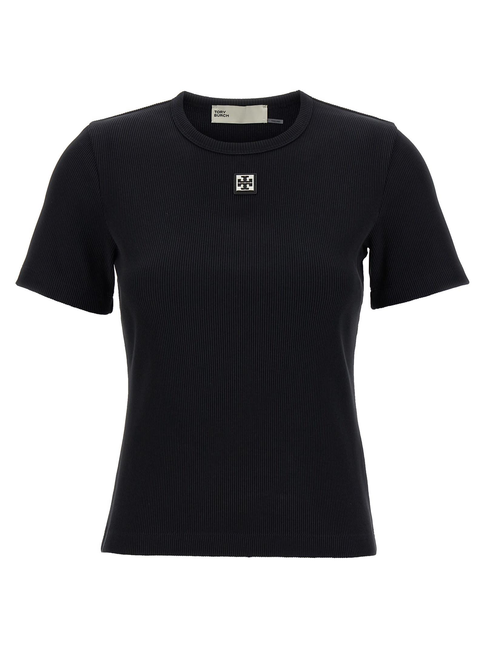 tory burch logo plaque t-shirt