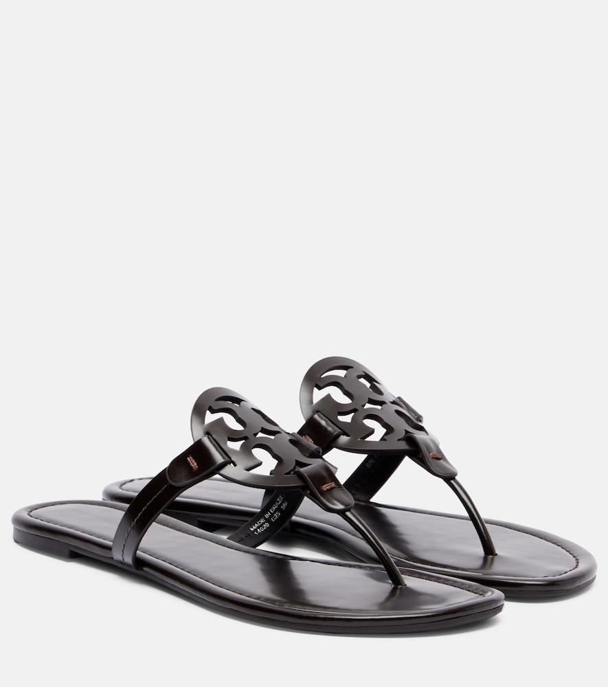 tory burch miller leather thong sandals