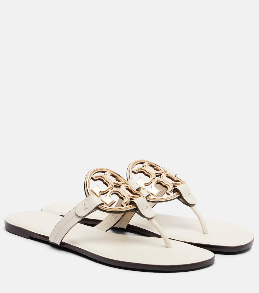 tory burch miller leather thong sandals