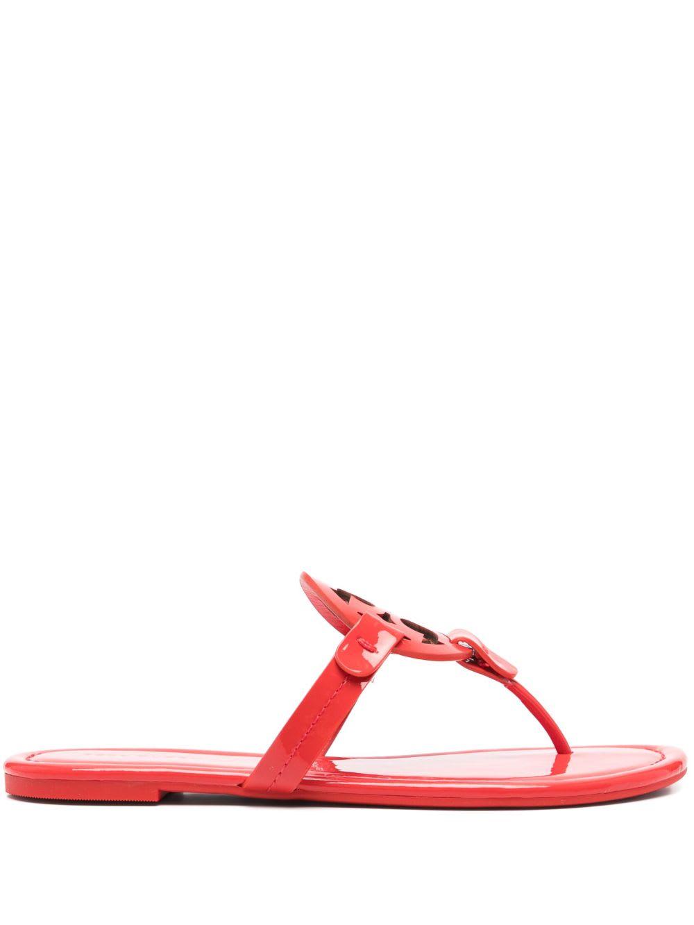tory burch miller leather thong sandals