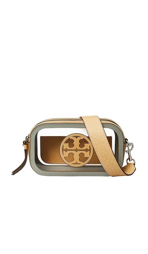 tory burch miller mini crossbody bag in neutral.