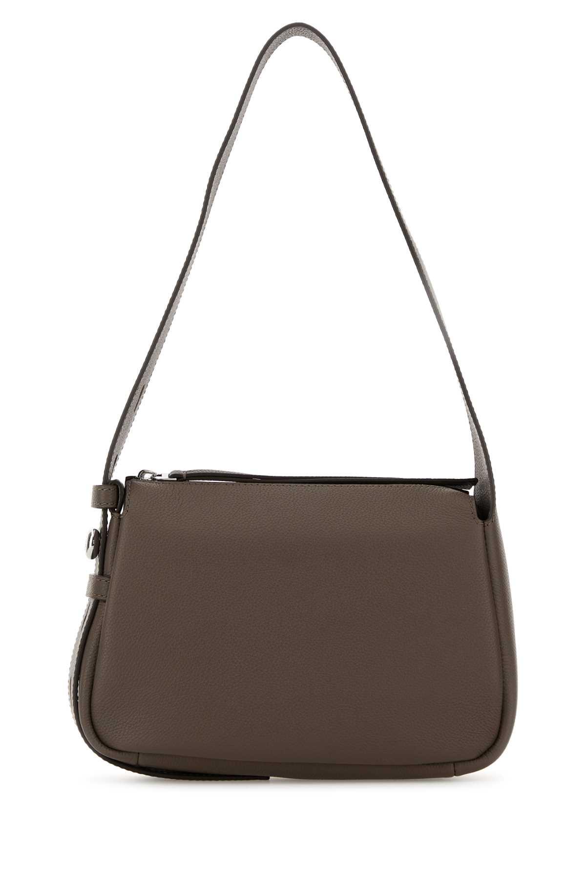 tory burch mud leather small romi shoulder bag