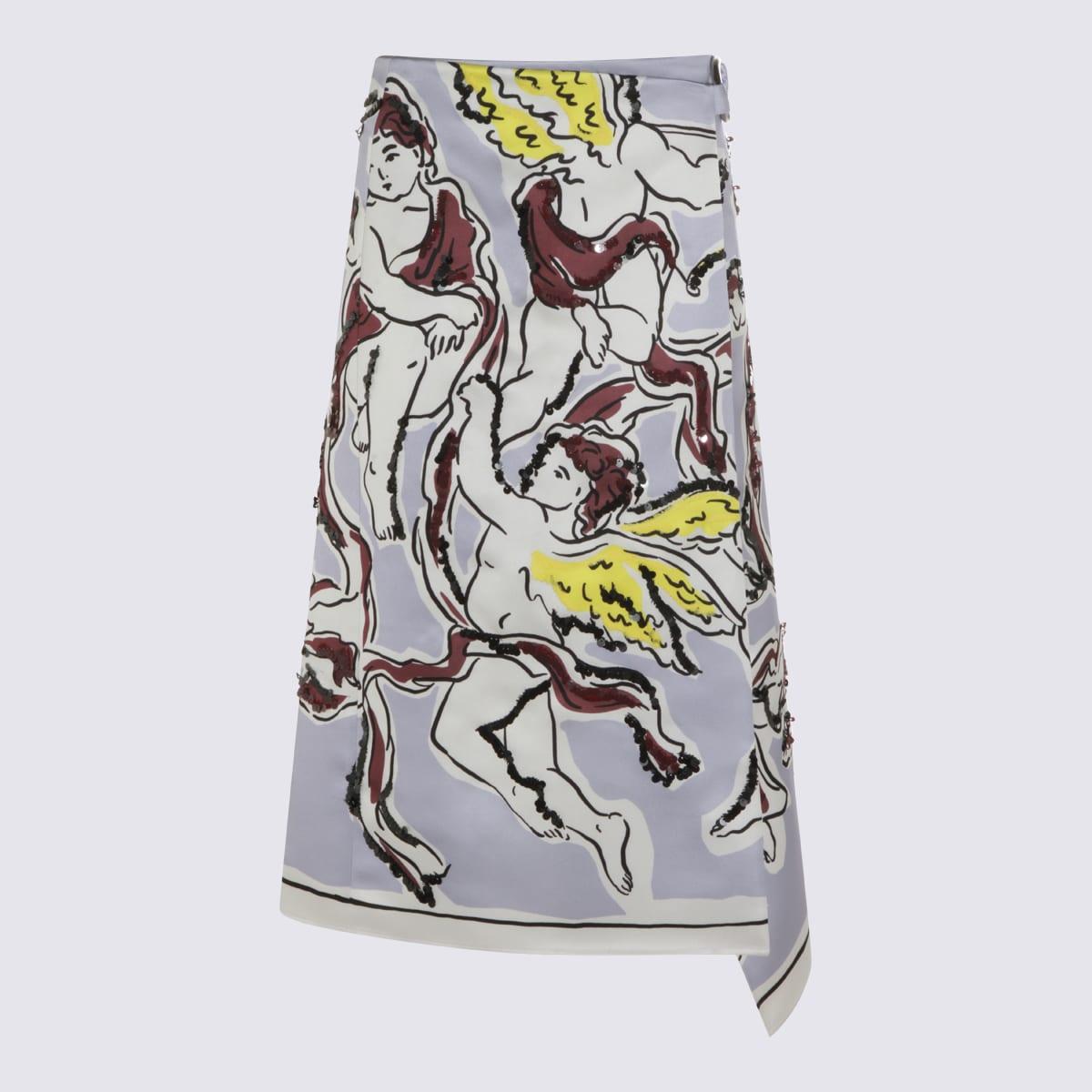 tory burch multicolor skirt