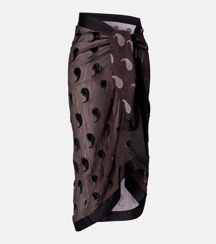 tory burch paisley silk