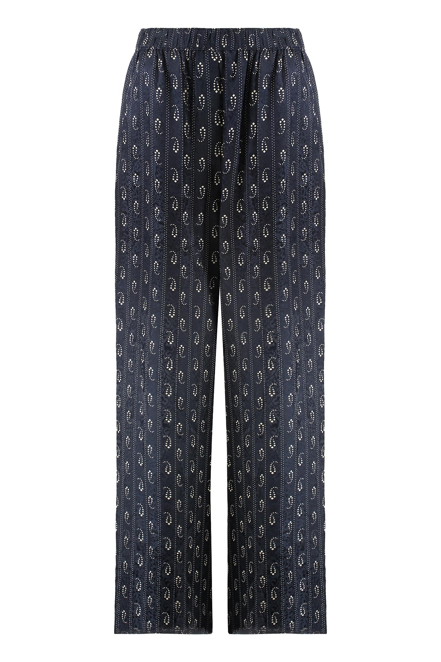 tory burch pants in viscose and silk