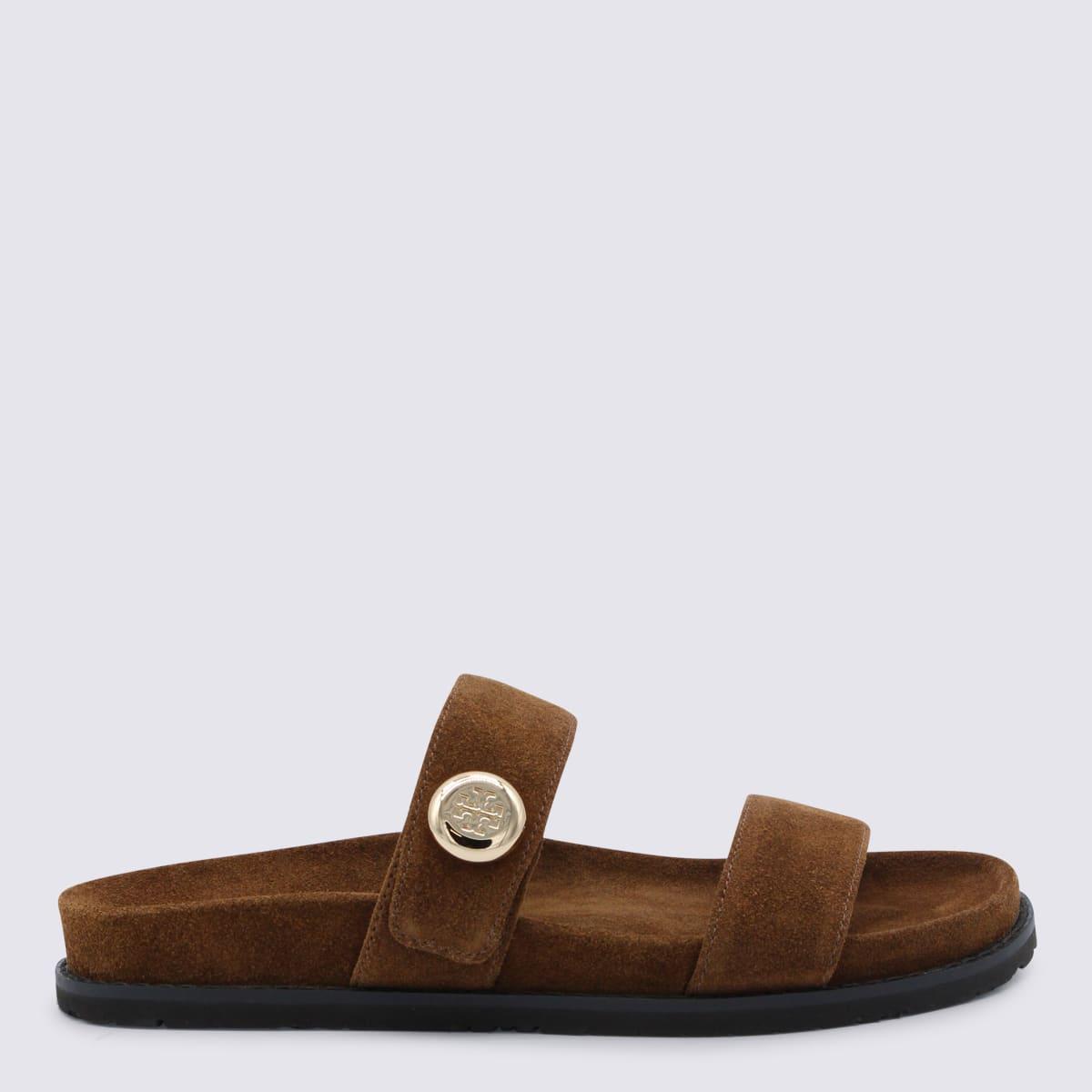 tory burch park bench suede flats