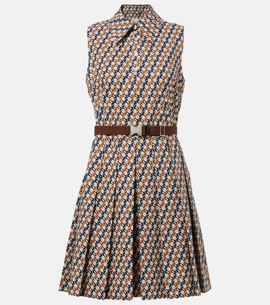 tory burch pleated printed tennis dress