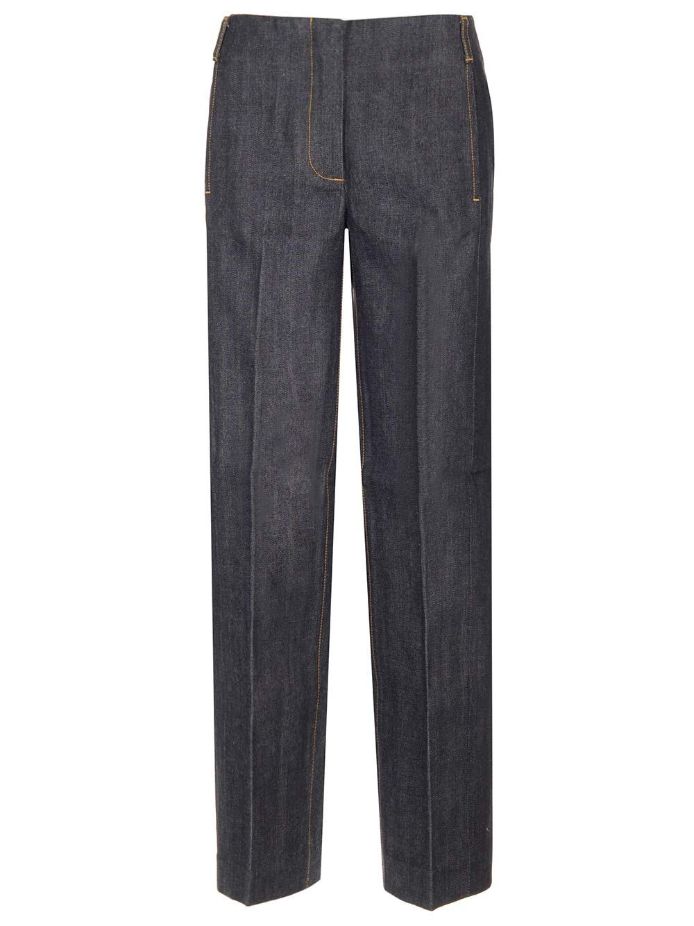 tory burch princess seam denim jeans