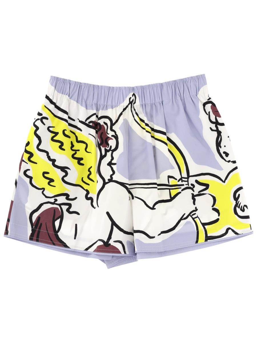 tory burch printed shorts