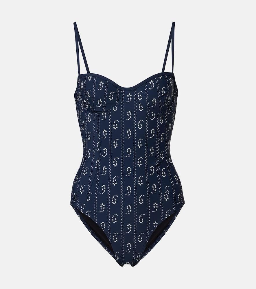tory burch printed swimsuit
