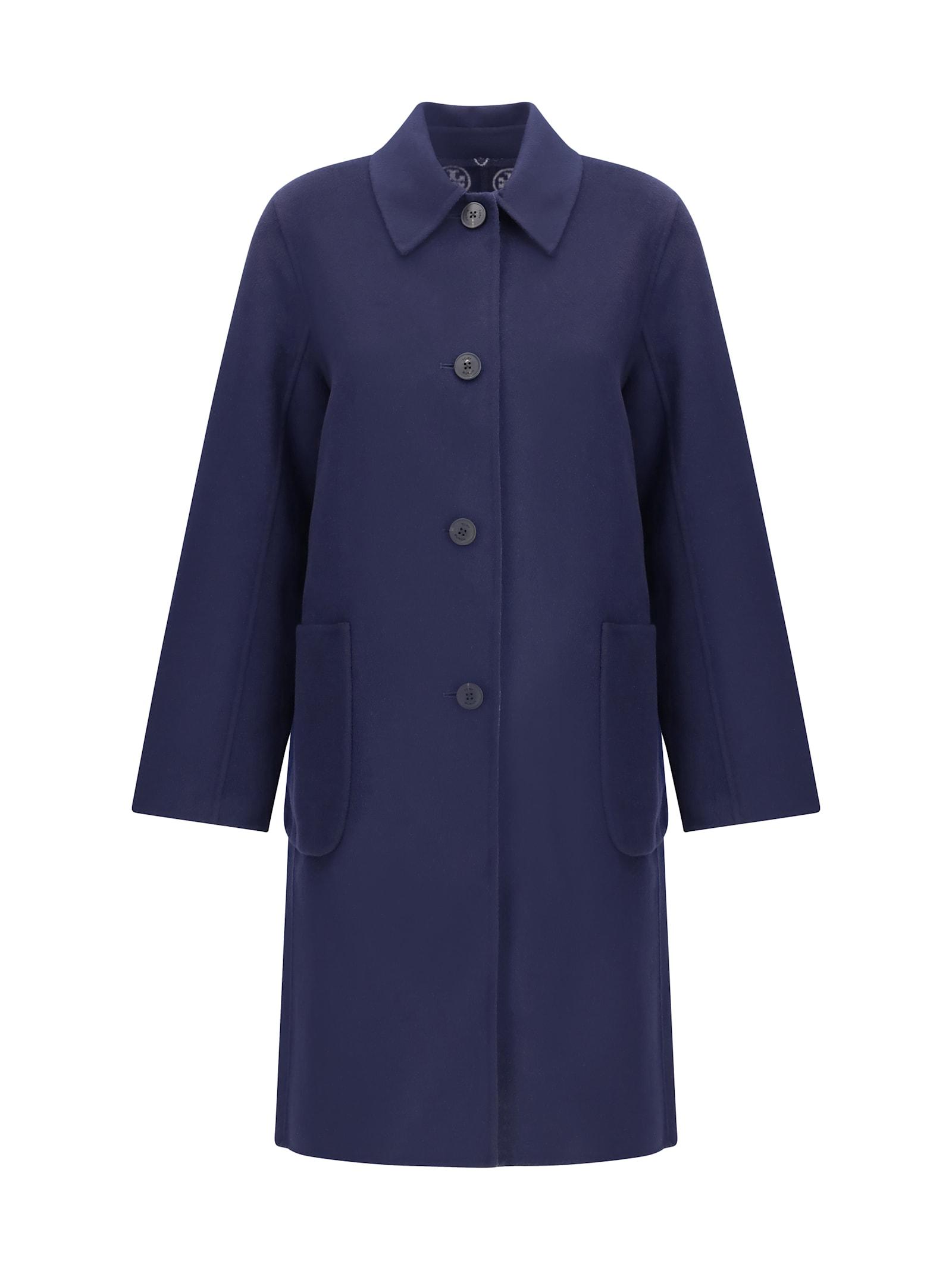 tory burch reversible double-face wool coat
