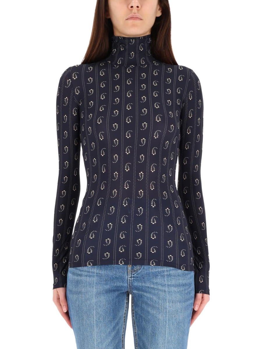 tory burch shirt with print