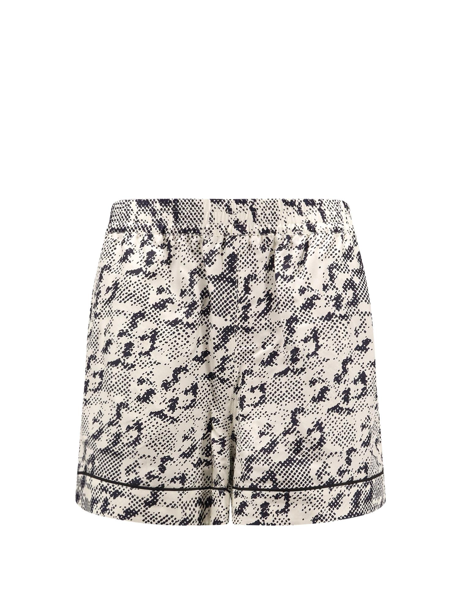 tory burch shorts black seta - women