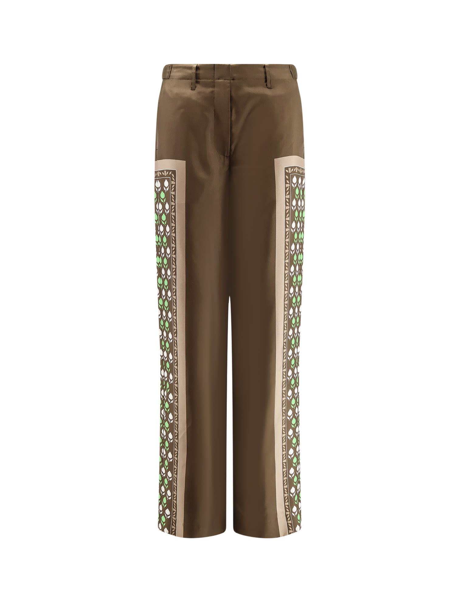 tory burch silk trousers