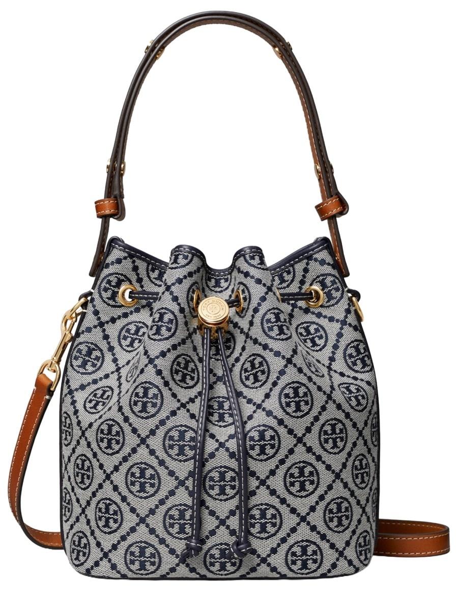 tory burch t-monogram bucket bag