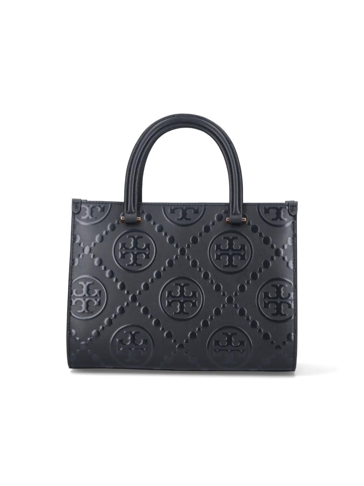 tory burch t monogram medium tote bag