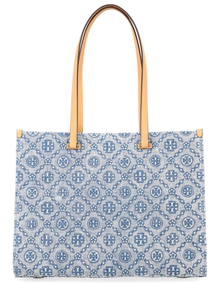 tory burch t monogram shopper bag