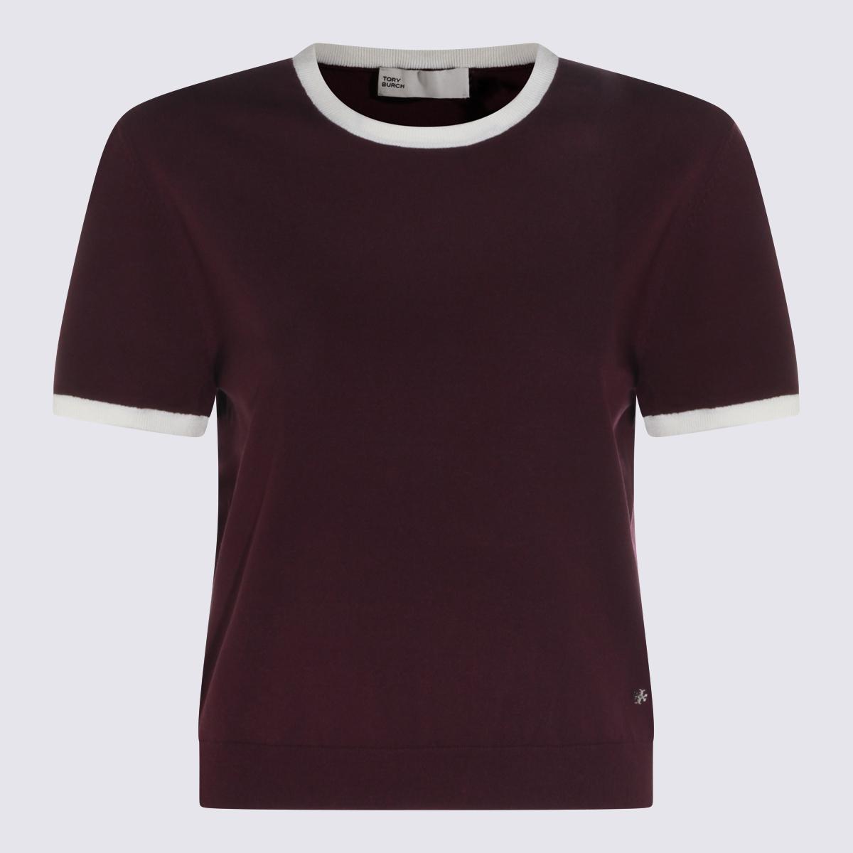 tory burch top bordeaux vi pl - women