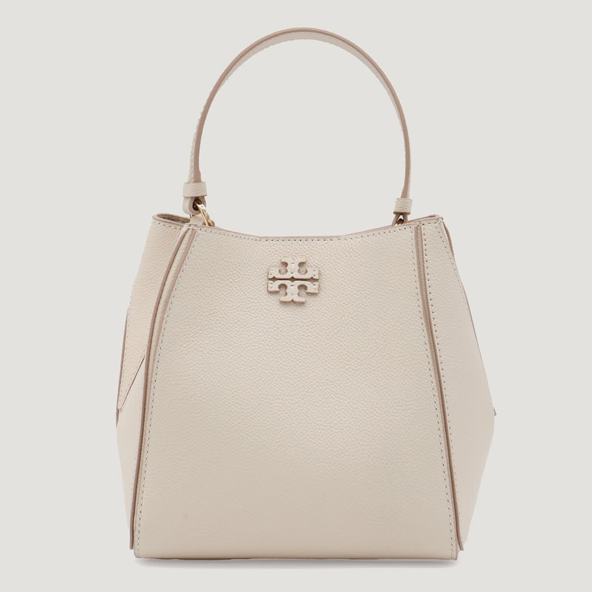 tory burch white leather satchel