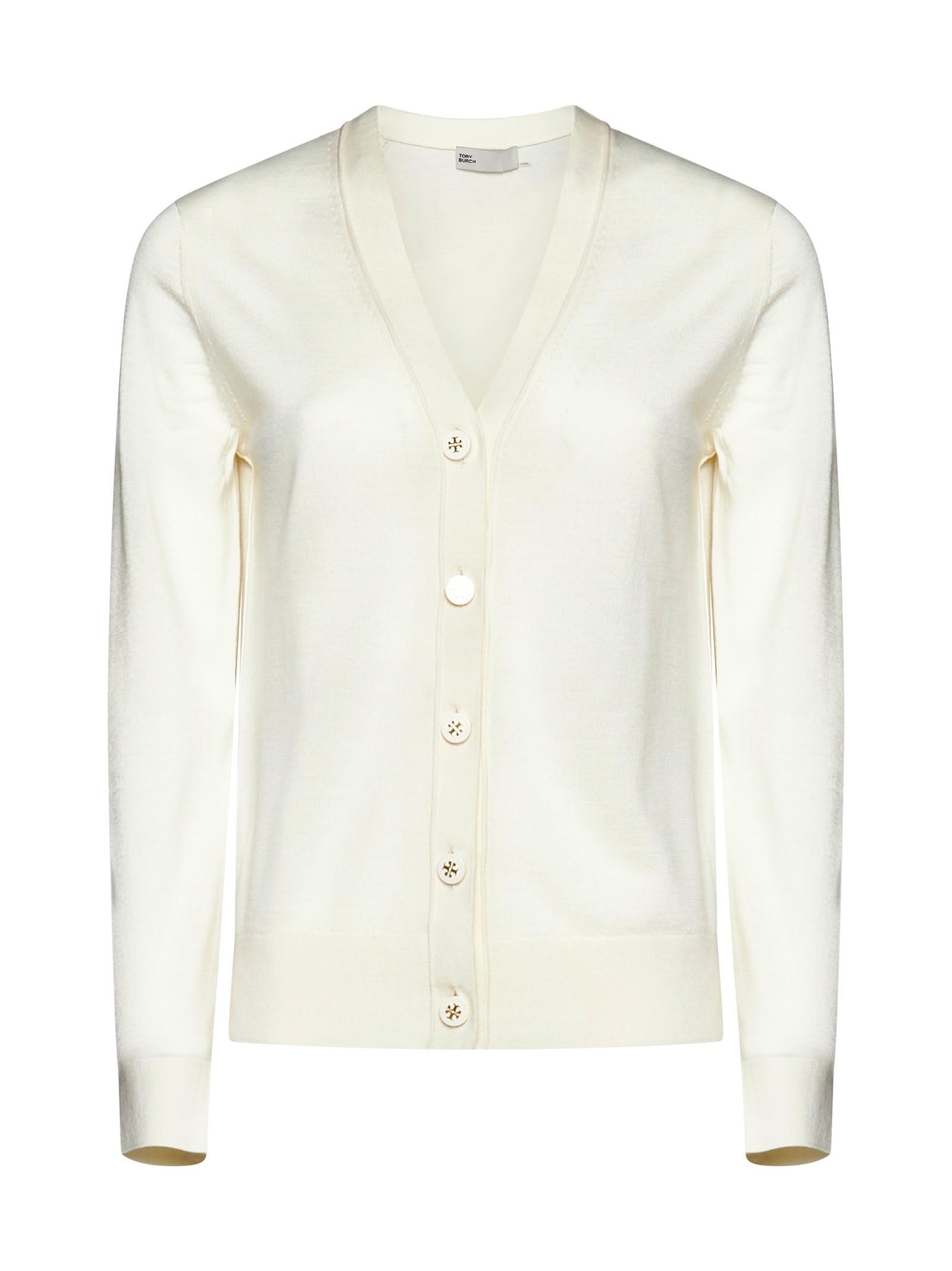 tory burch wool-blend cardigan