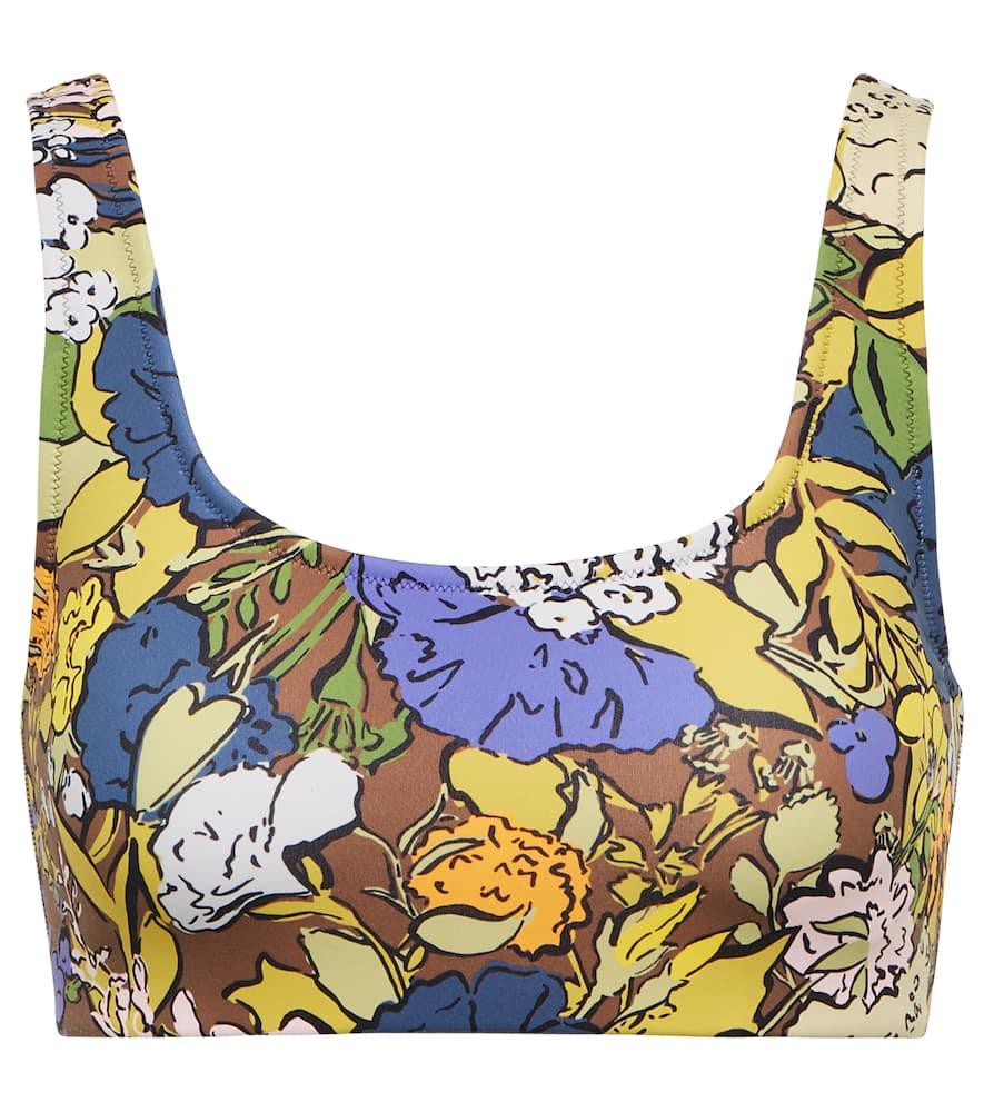 tory sport floral sports bra