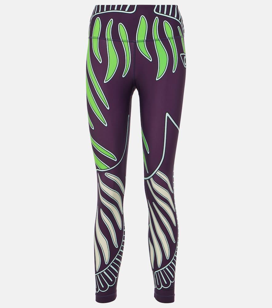 tory sport weightless 7/8 printed leggings