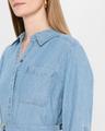 tosia belted denim shirtdress
