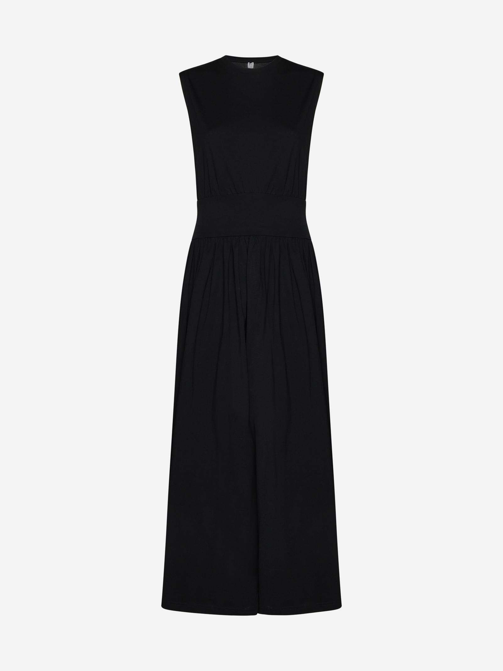 totême cotton midi dress