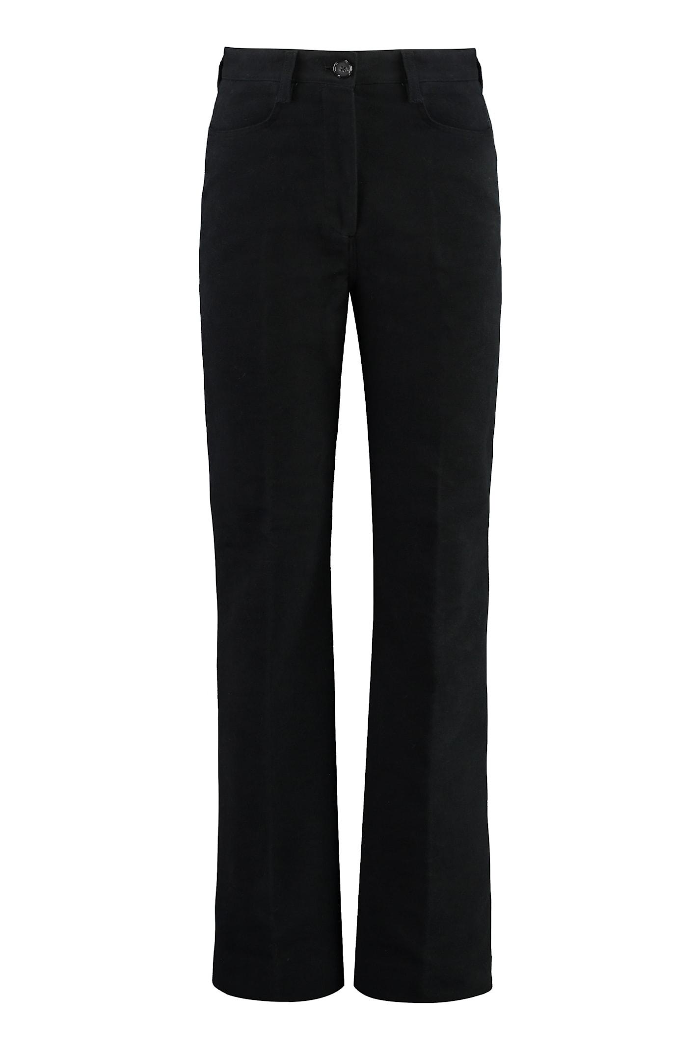 totême flared trousers