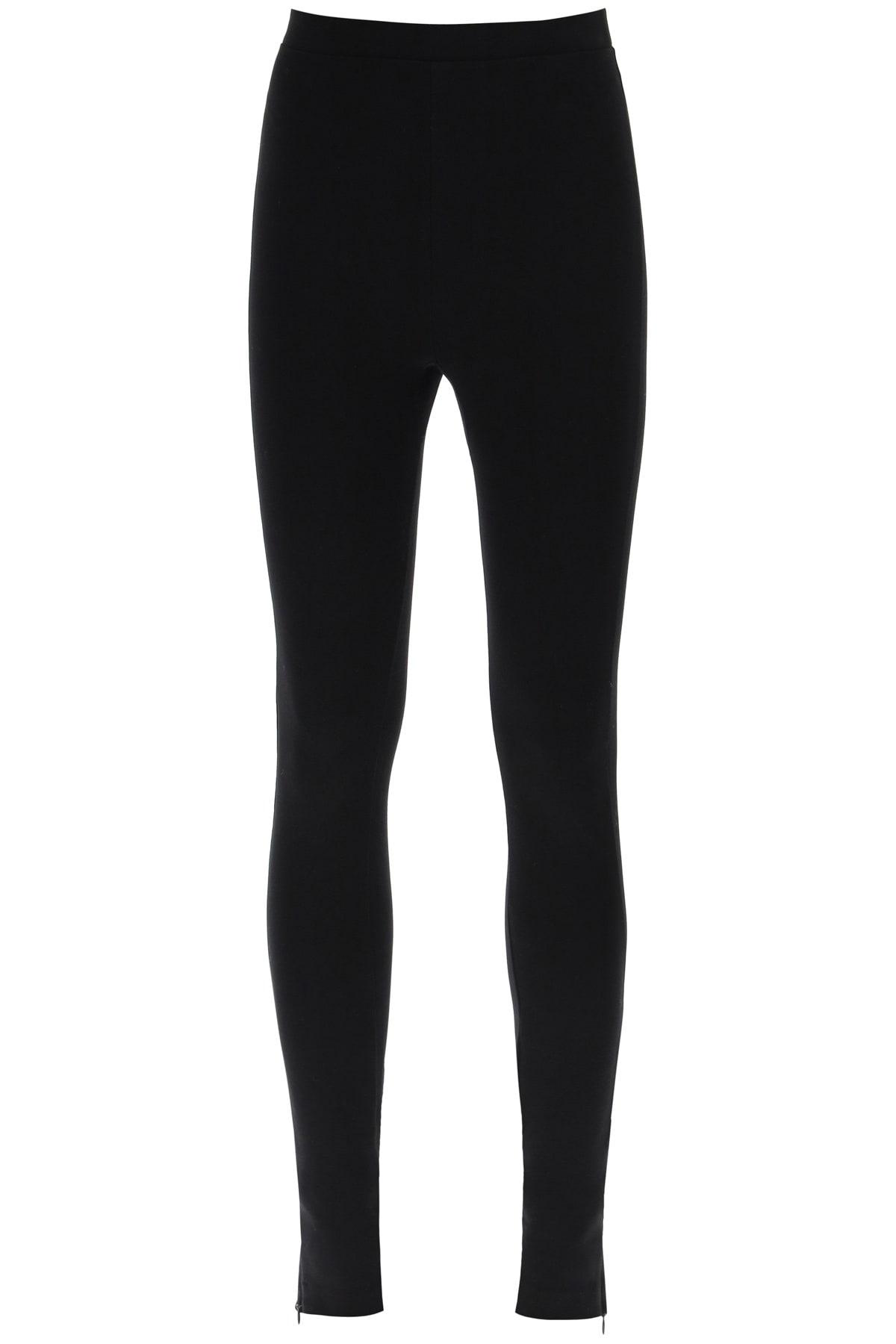 totême leggings with zip