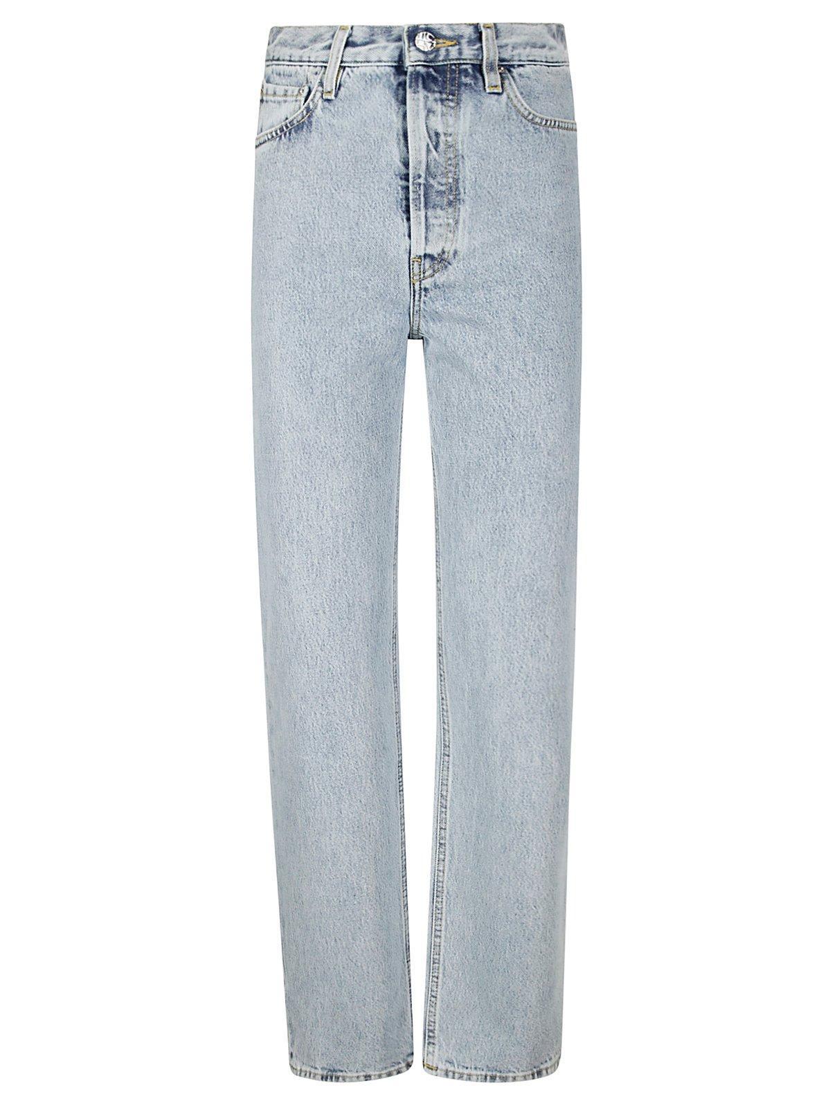 totême mid-rise straight leg jeans