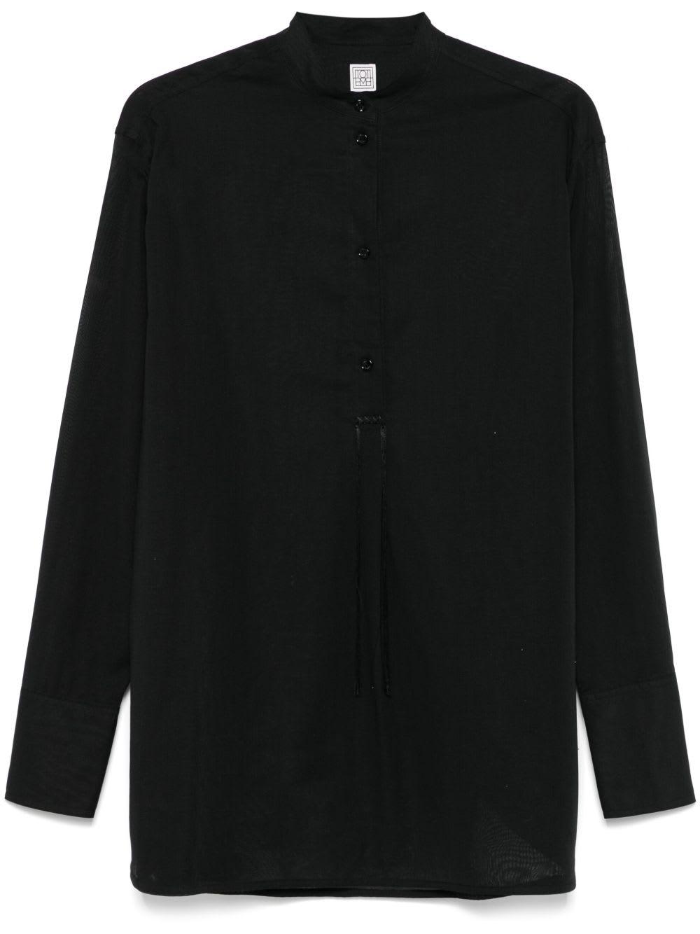 totême organic cotton blouse