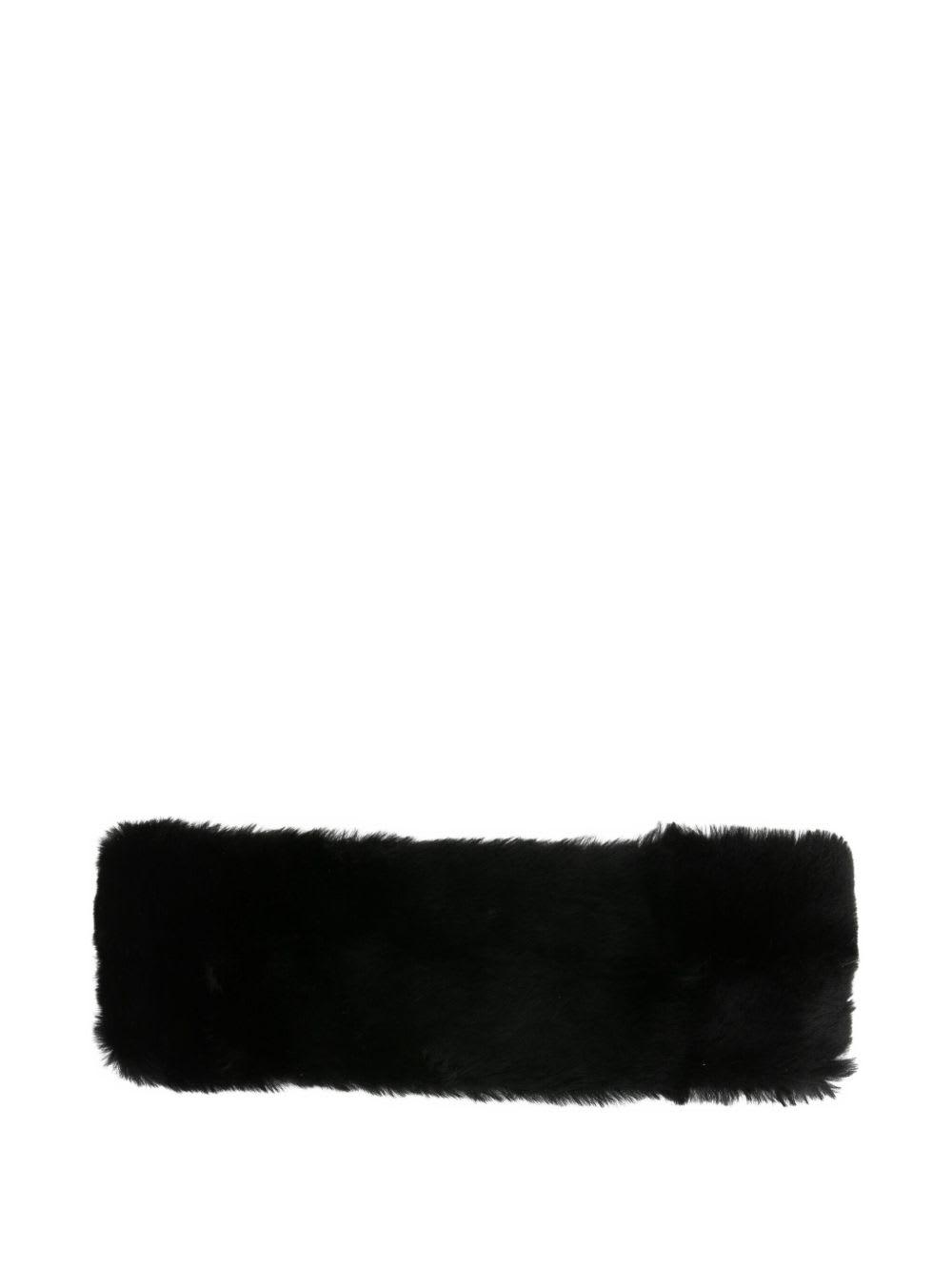 totême shearling headband