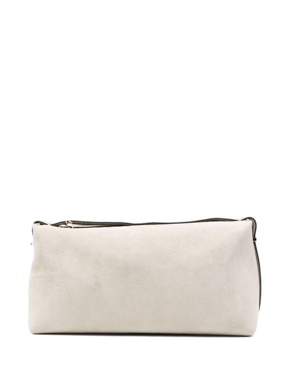 totême suede leather clutch