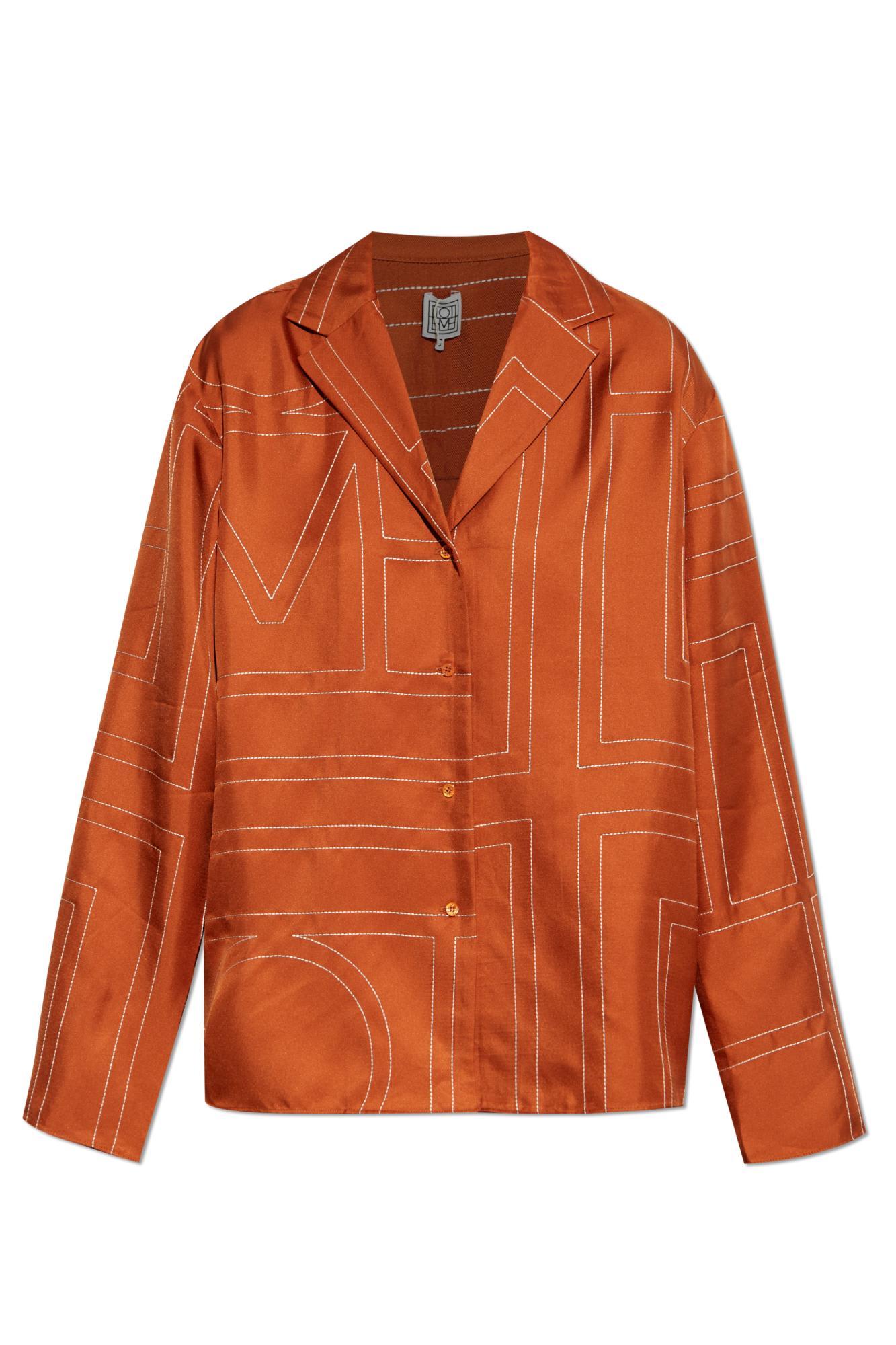 totême toteme silk shirt