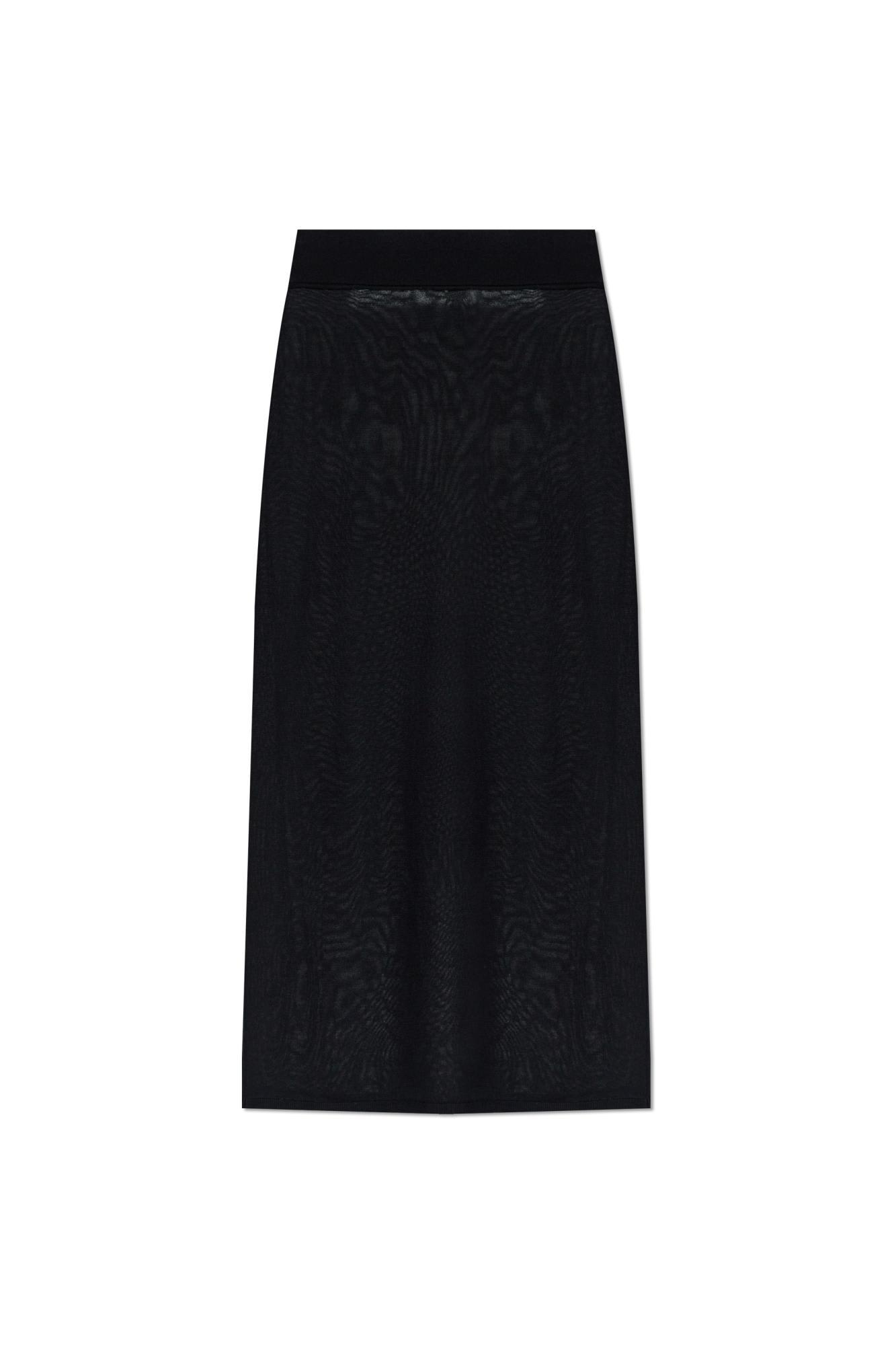 totême toteme straight-cut skirt