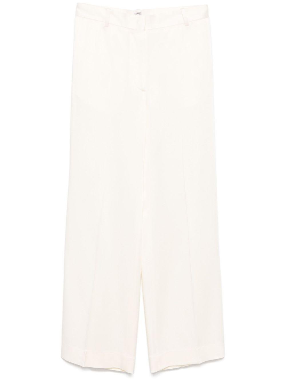 totême wide-leg trousers
