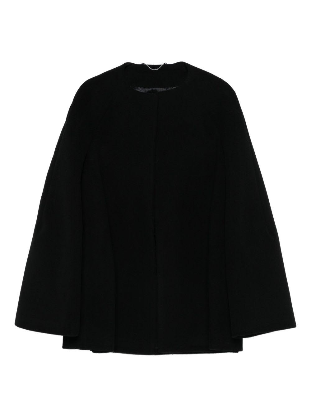 totême wool bell-sleeve coat