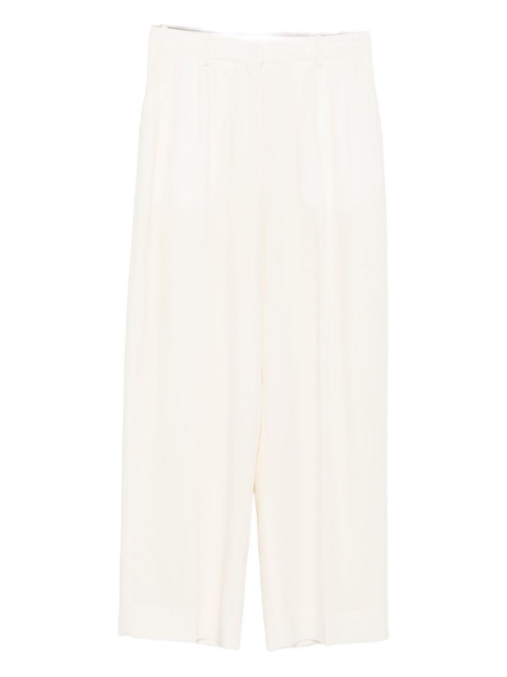 totême wool blend fluid trousers