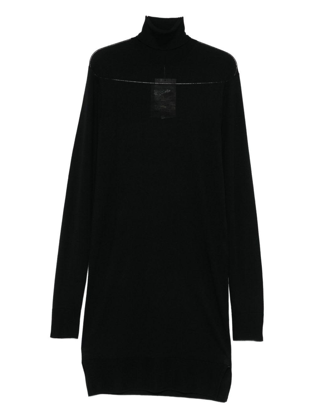 totême wool turtle-neck midi dress