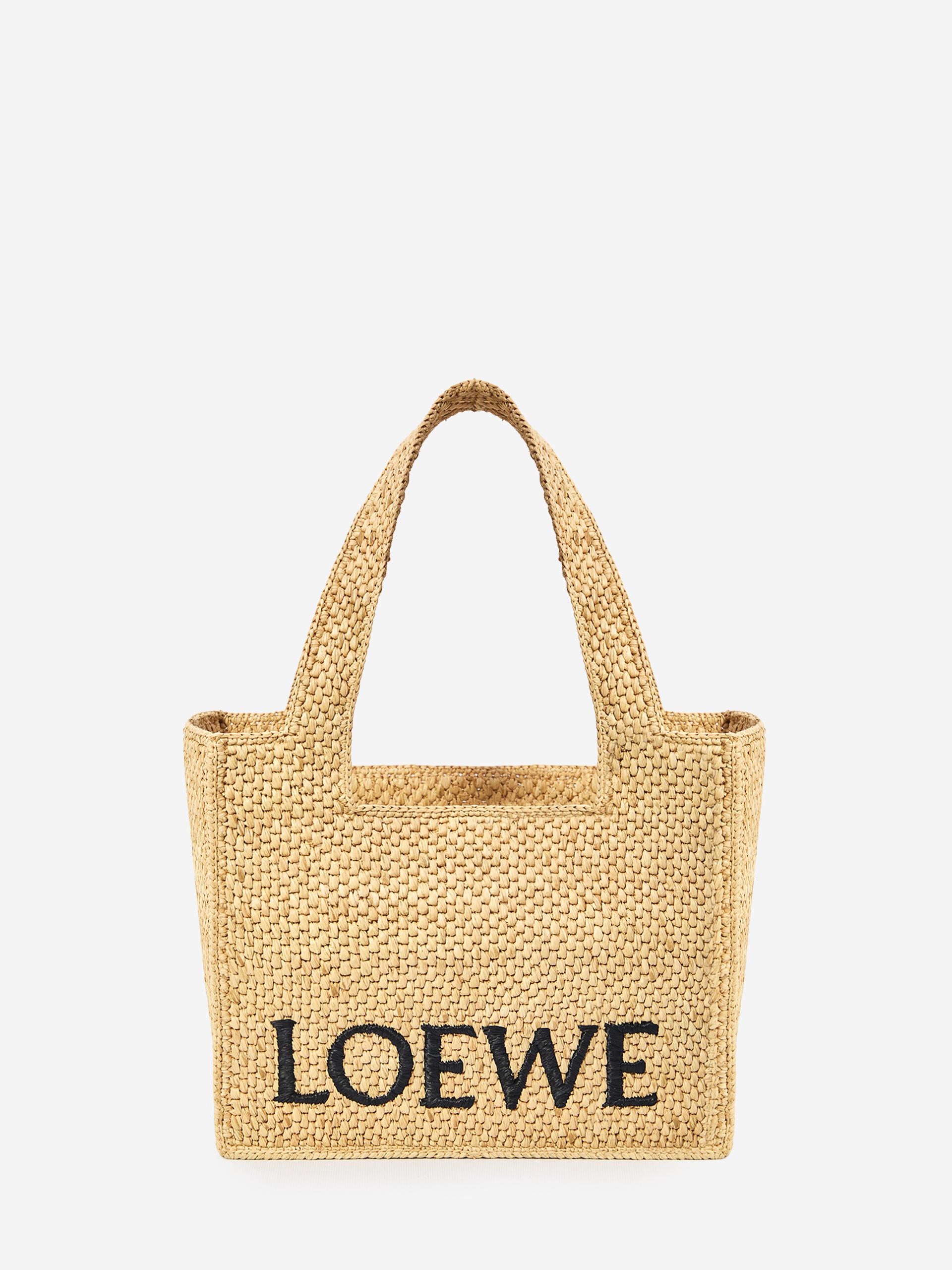 tote bag in raffia medium