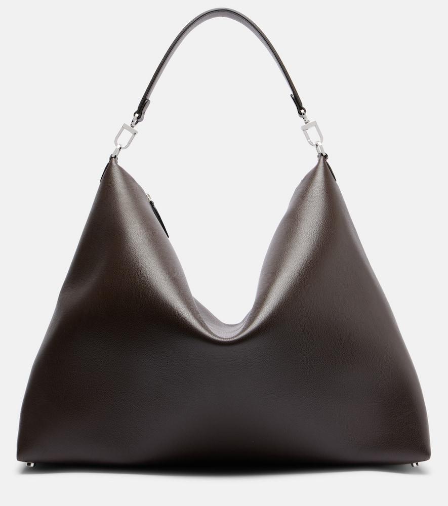 toteme bevel leather tote bag