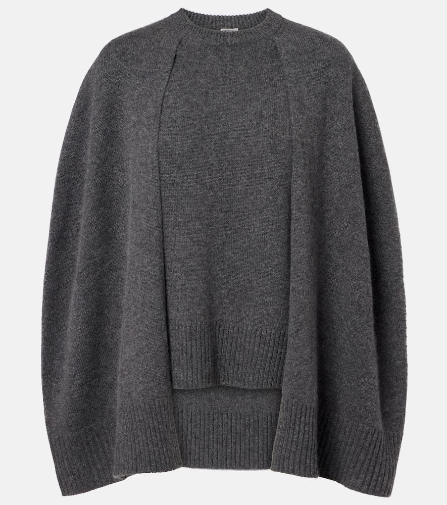 toteme cashmere poncho