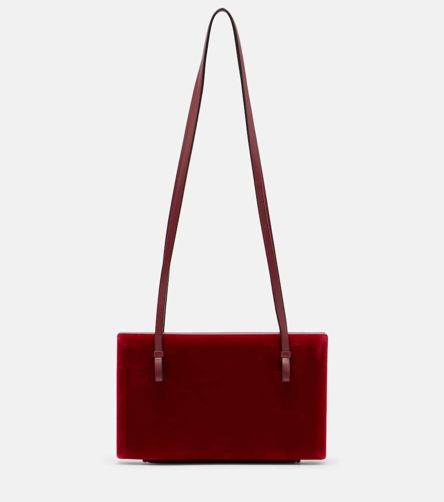 toteme cocktail velvet shoulder bag