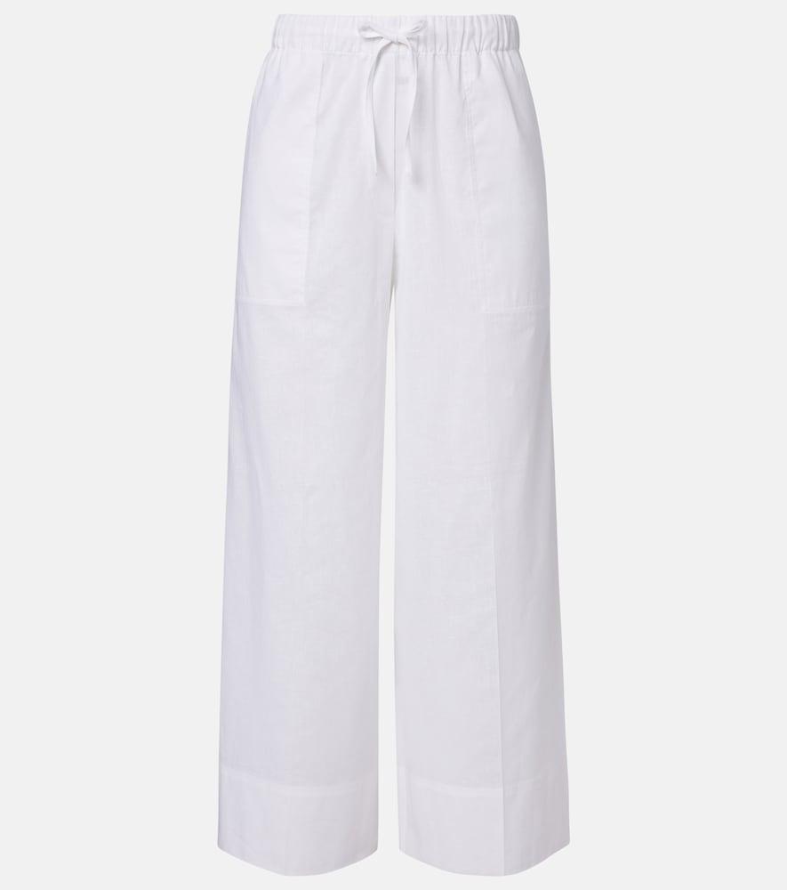 toteme cotton and linen wide